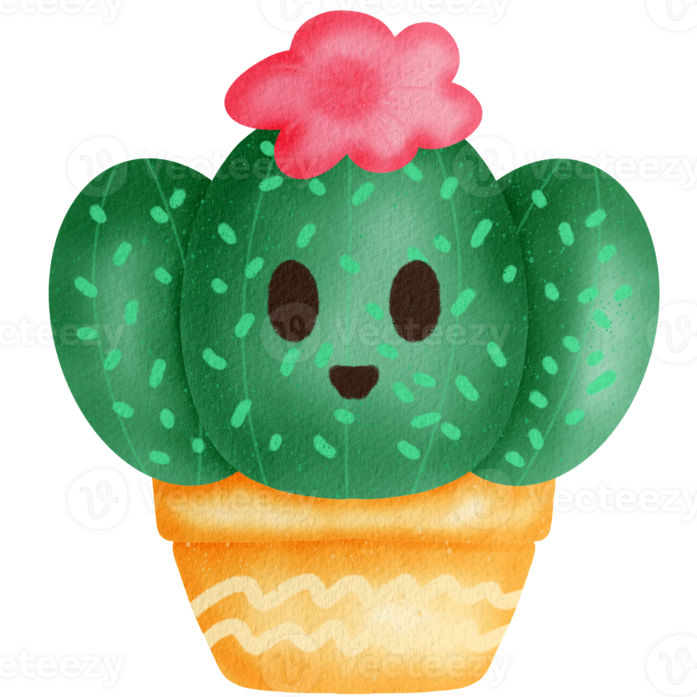 Cactus watercolor Clipart png