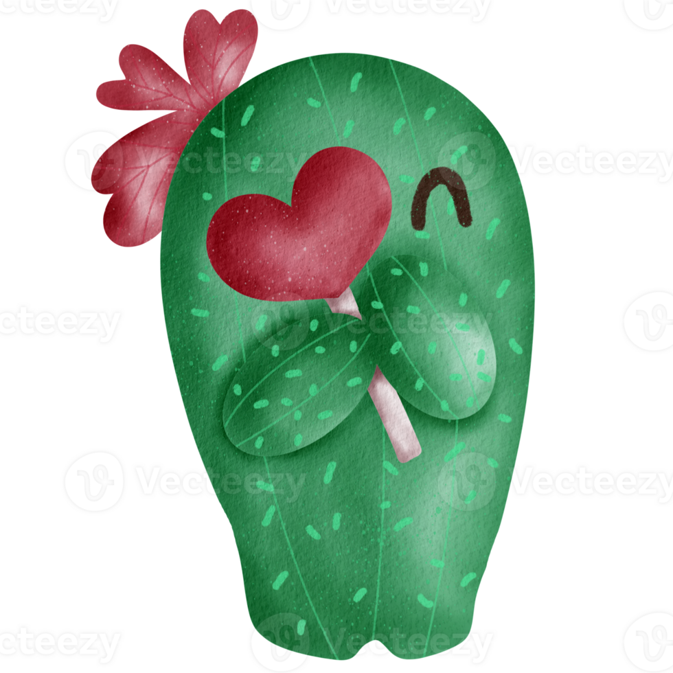Cactus watercolor Clipart png