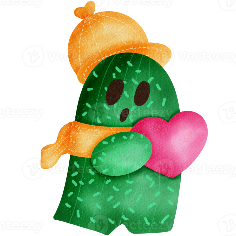 Cactus watercolor Clipart png
