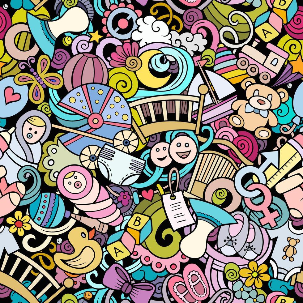Cartoon Pattern Background Vector Art, Icons, and Graphics for Free Download
