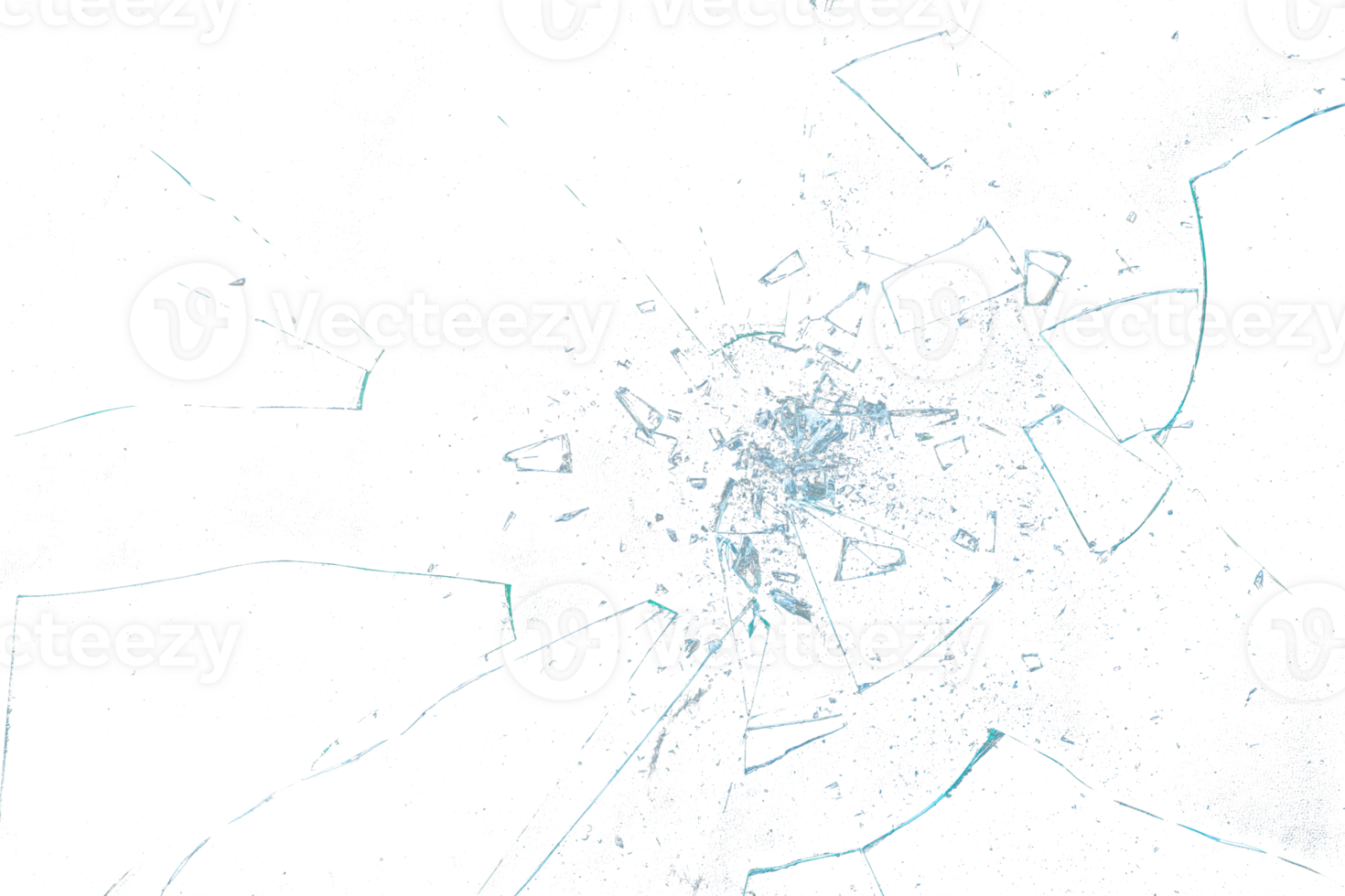abstract broken glass with particle texture png