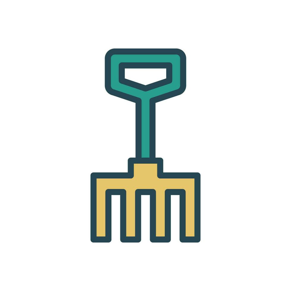 Pitchfork icon design template vector