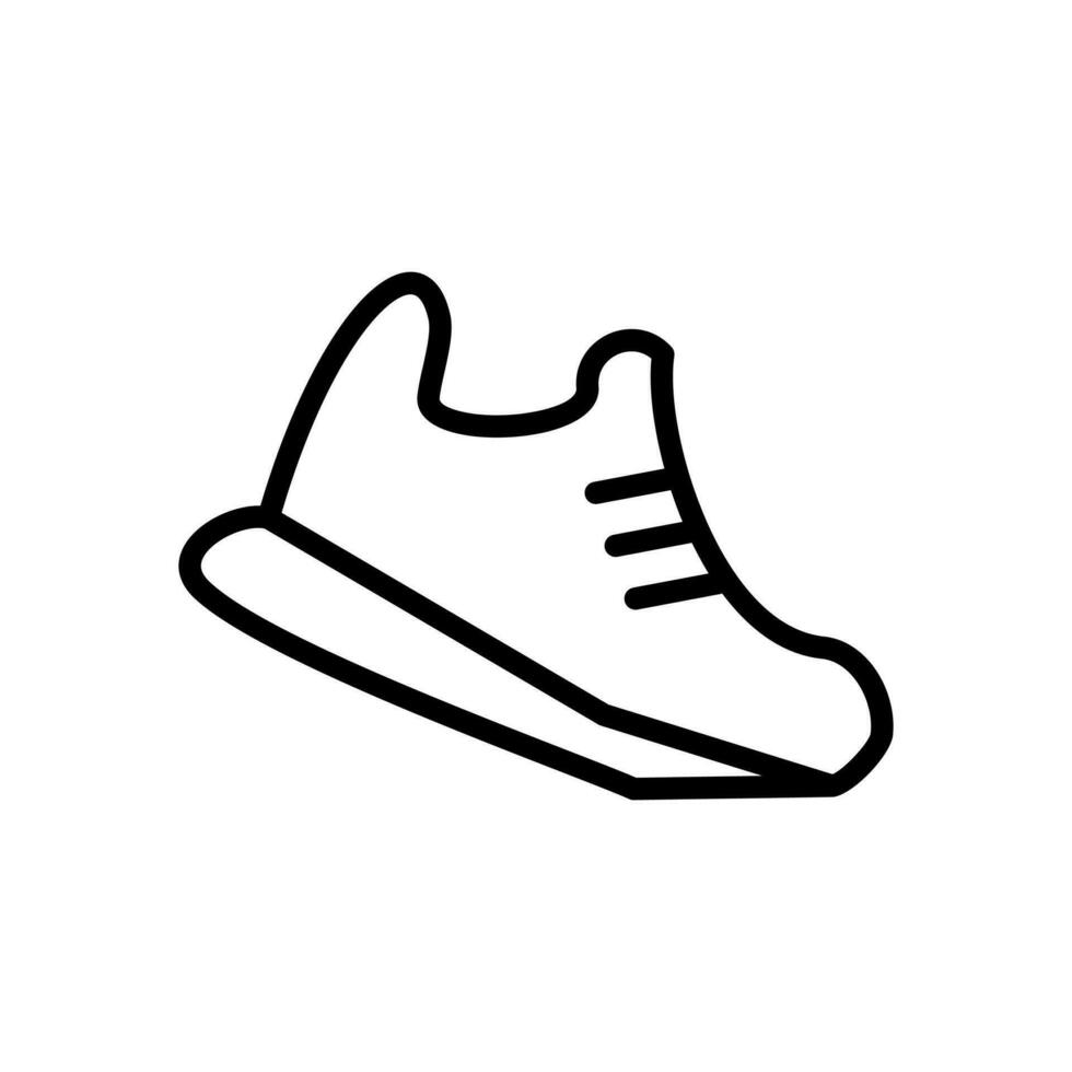 corriendo Zapatos icono diseño modelo vector