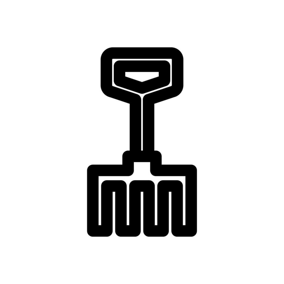 Pitchfork icon design template vector