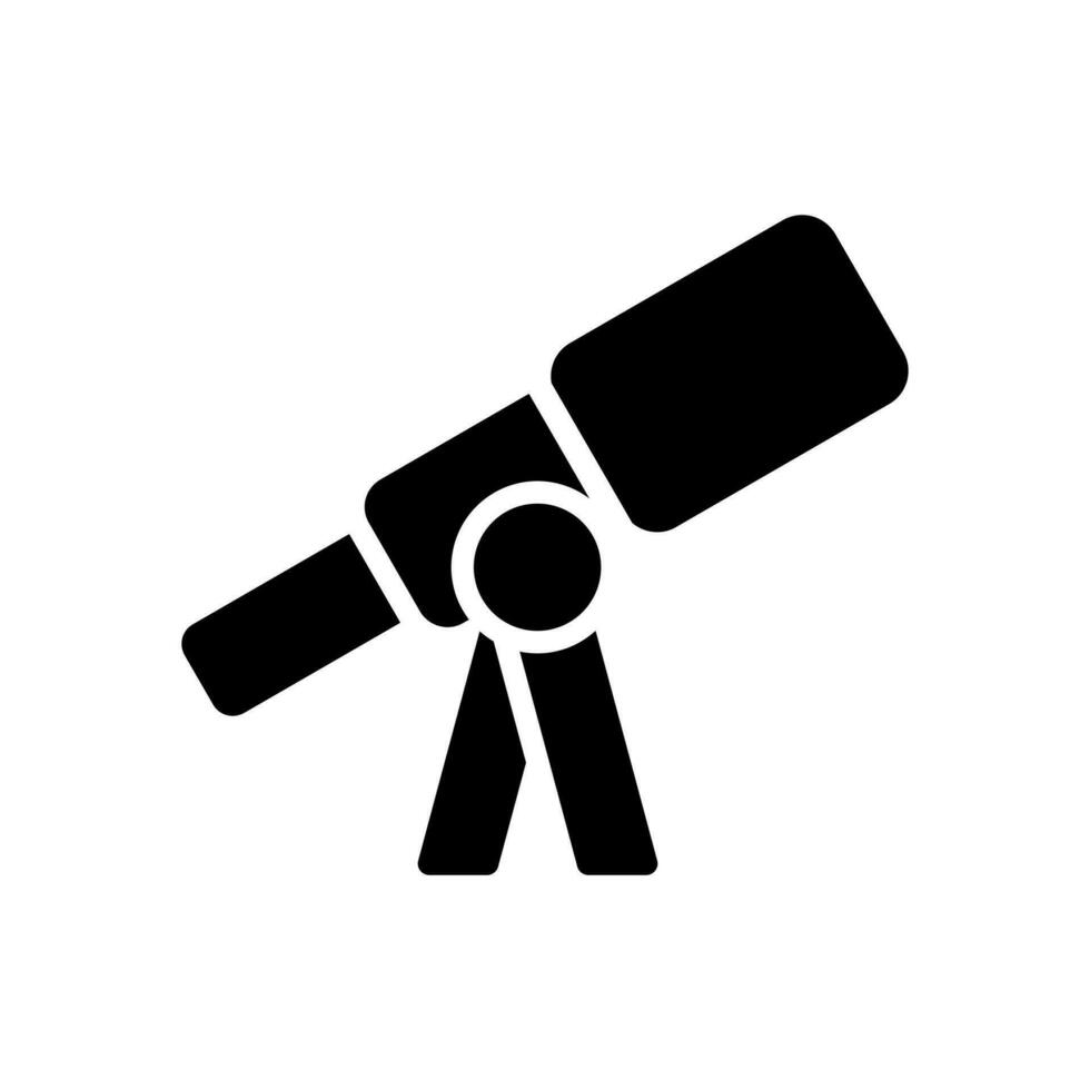 telescopio icono diseño modelo vector