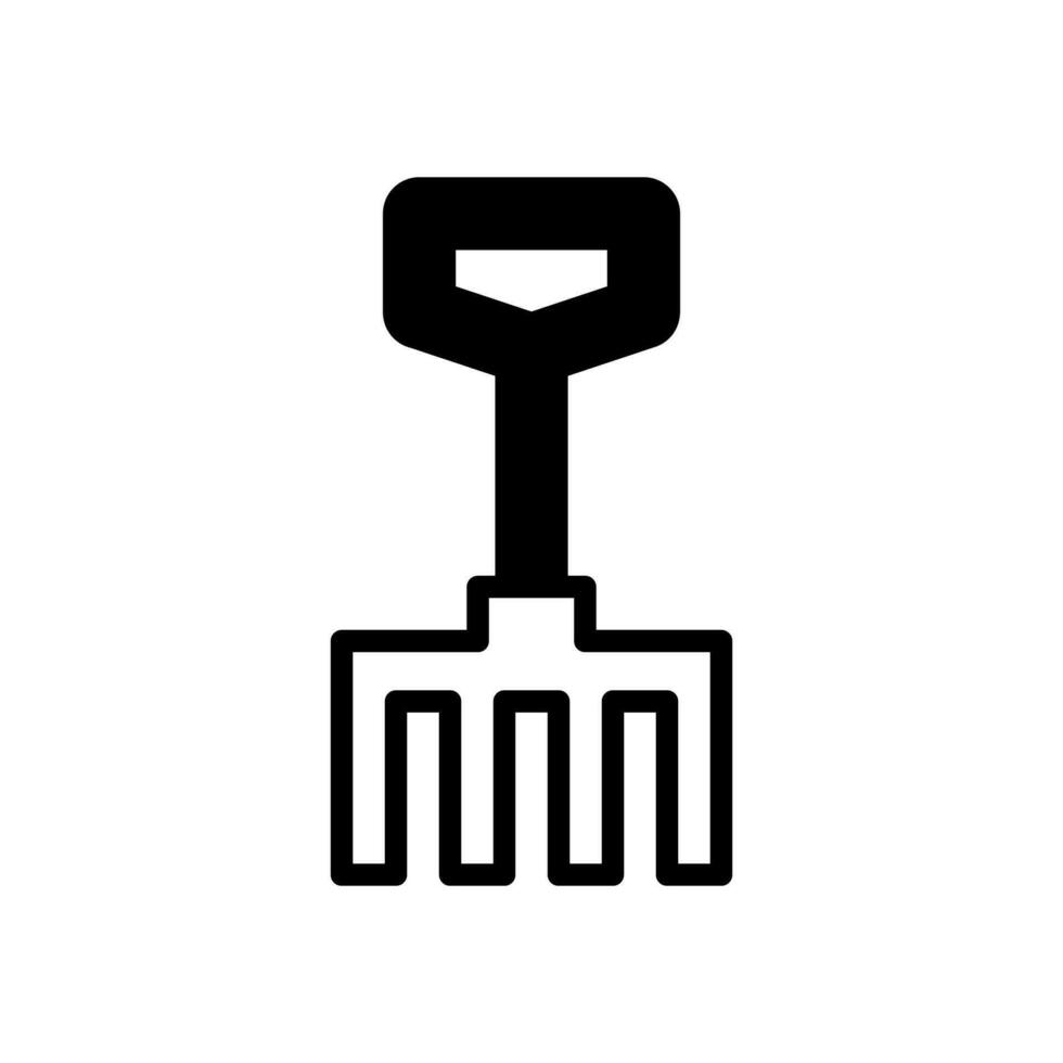 Pitchfork icon design template vector