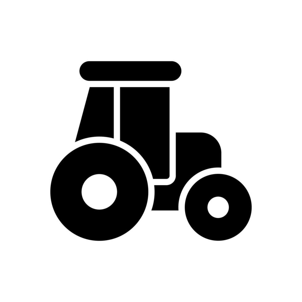 plantilla de diseño de icono de tractor vector