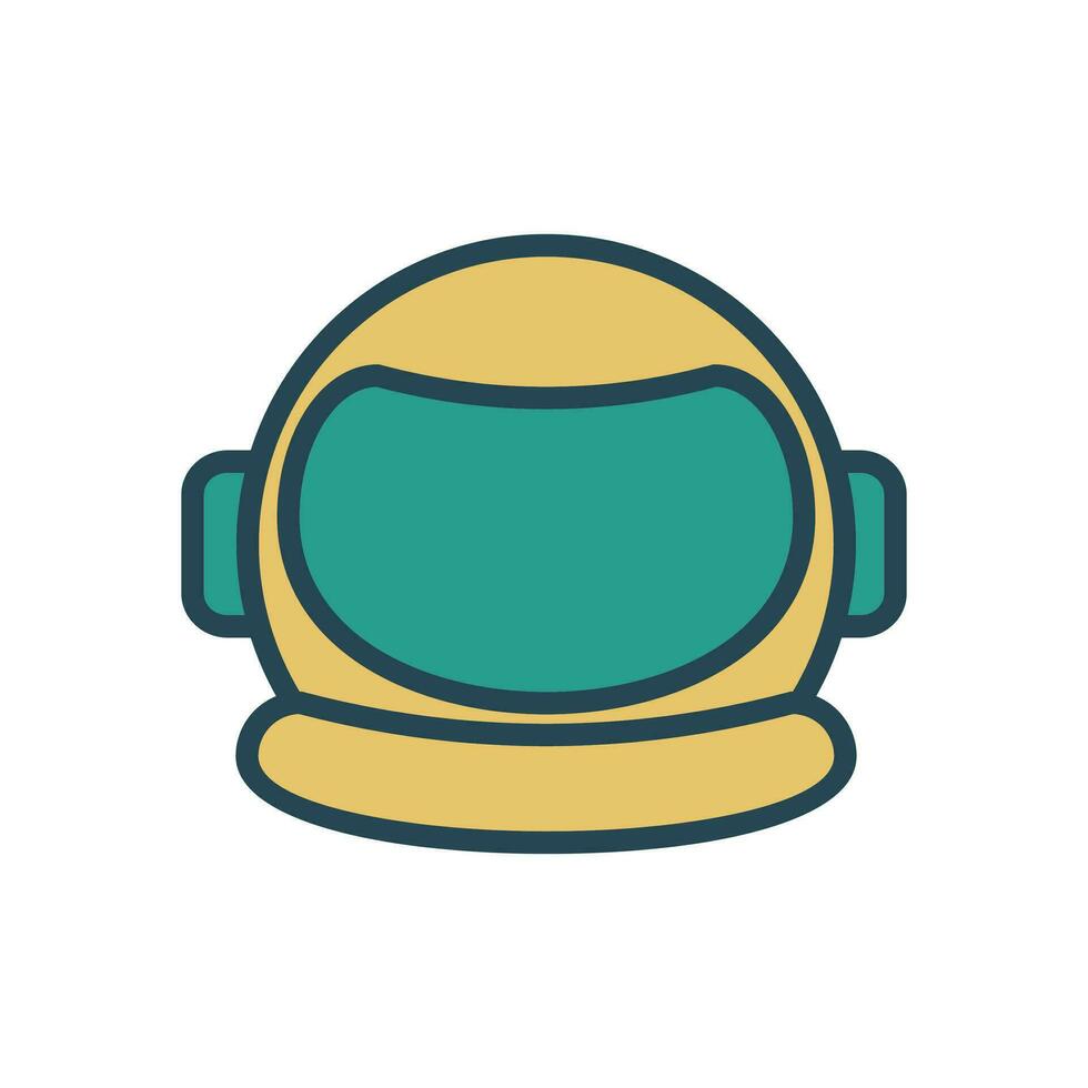 Astronaut Helmet icon design template vector