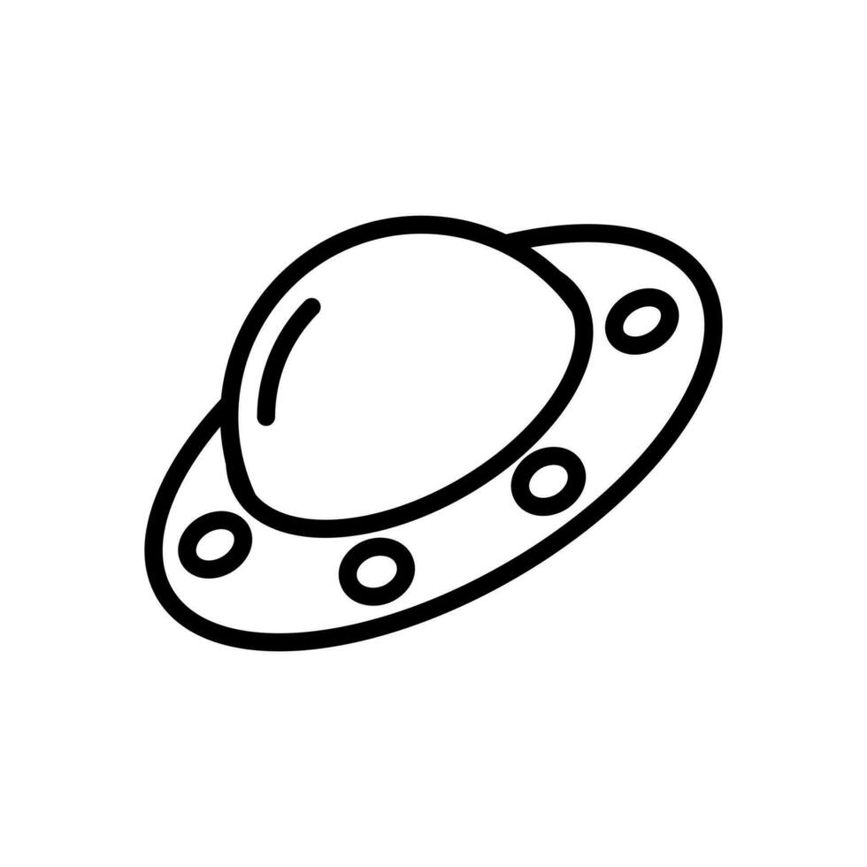 UFO icon design template vector