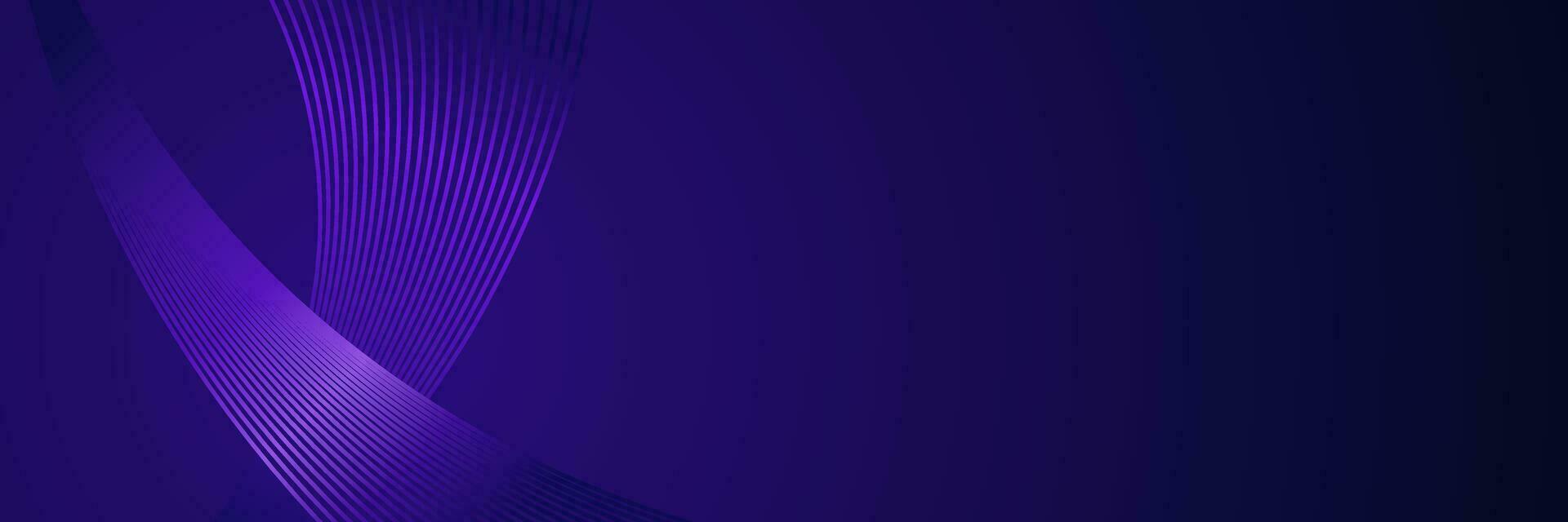 abstract dark purple background with glowing lines vector