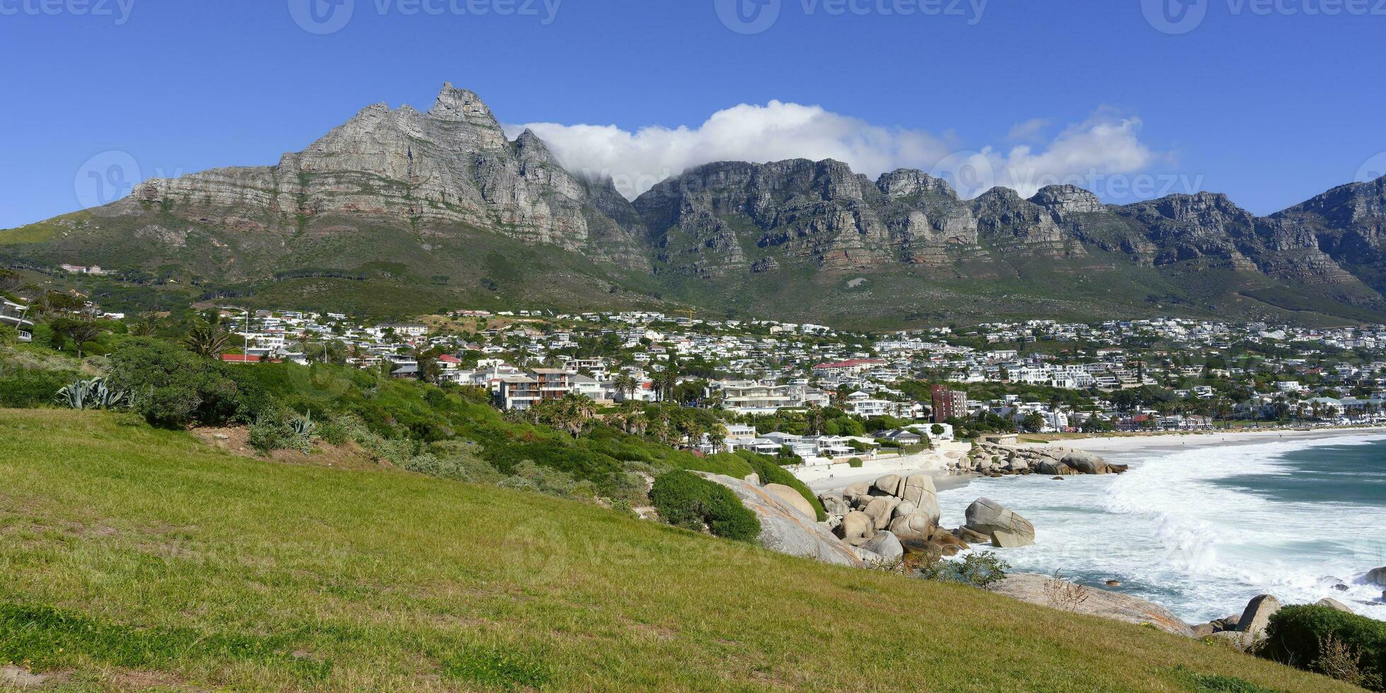 Camps Bay suburb, Cape Town, South Africa photo