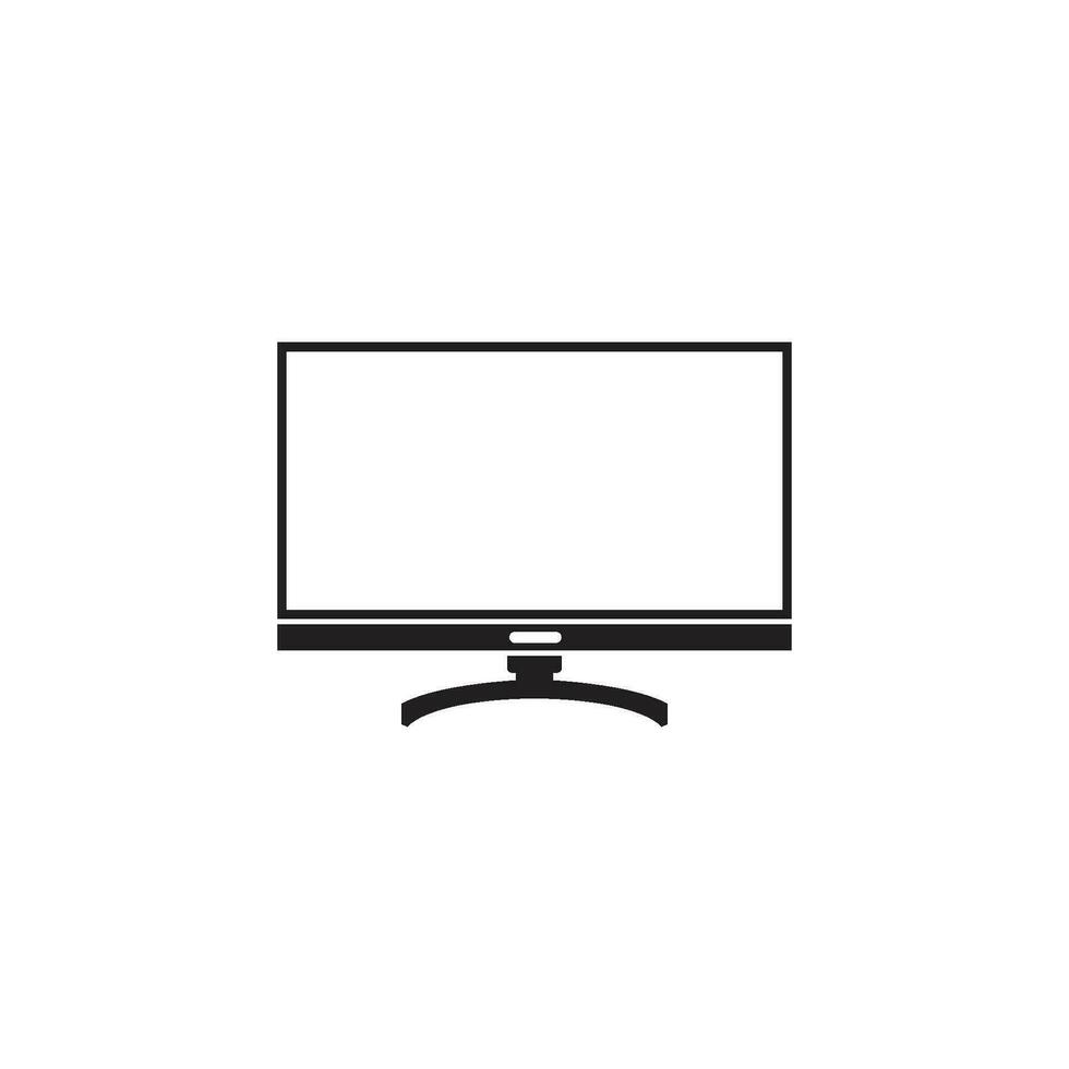 computer monitor icon vector