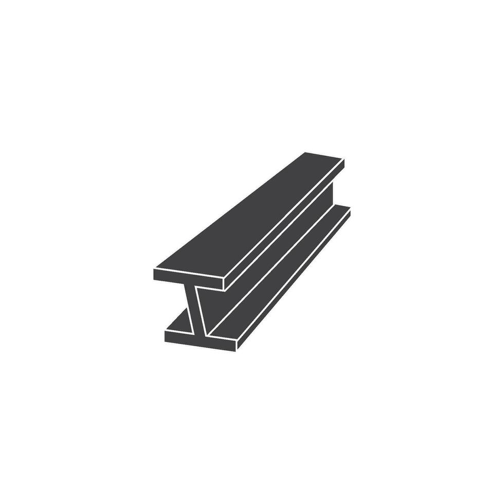 steel bar silhouette vector