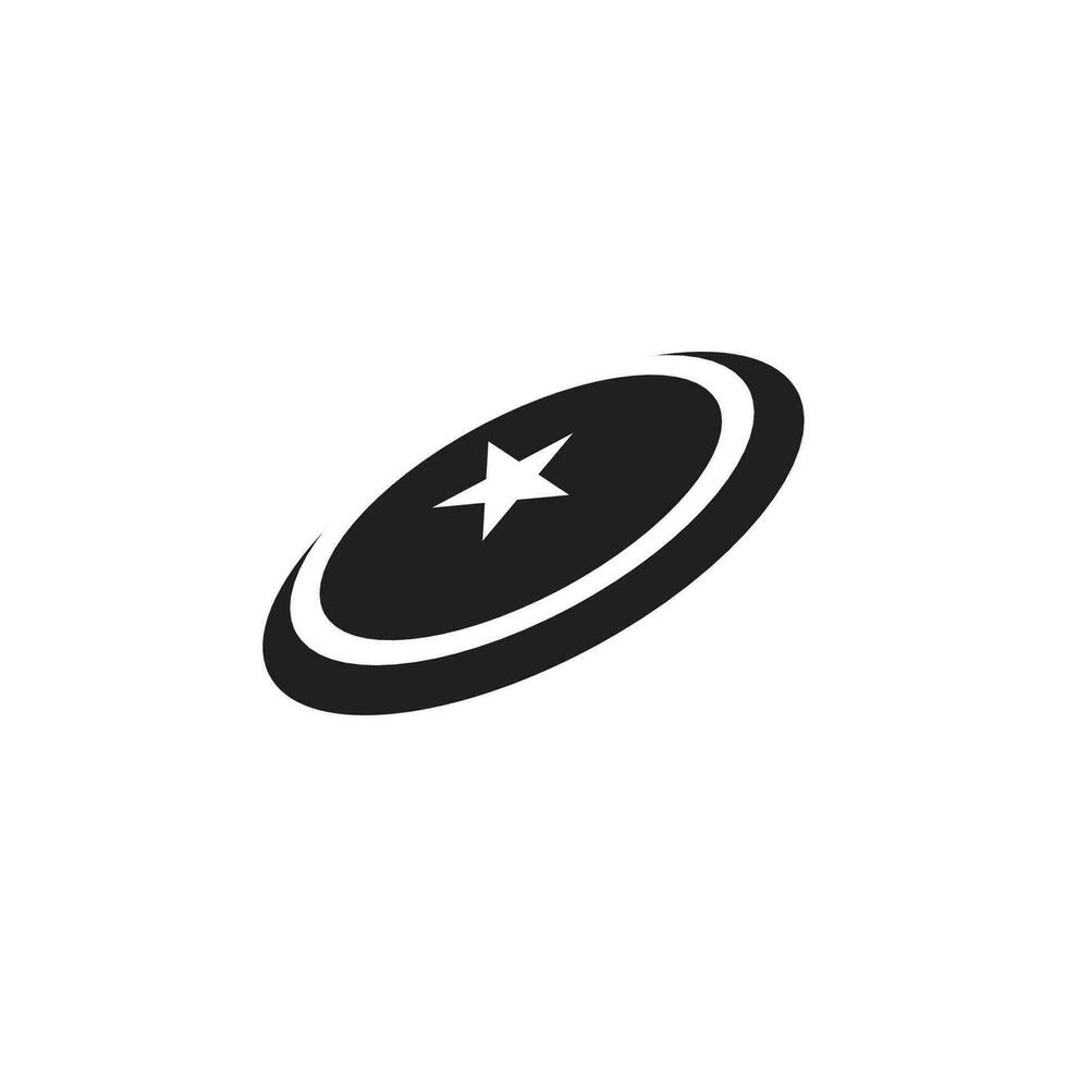 frisbee icon vector