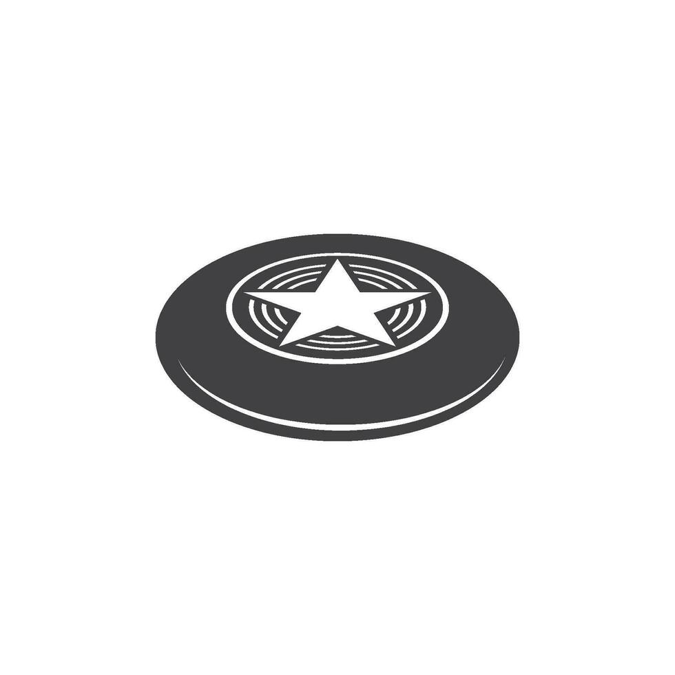 frisbee icon vector