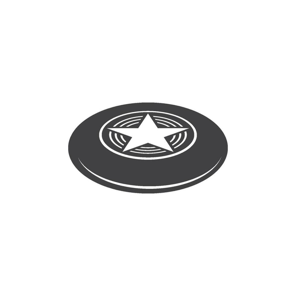 frisbee icon vector