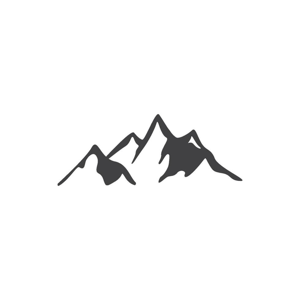 mountain icon vector