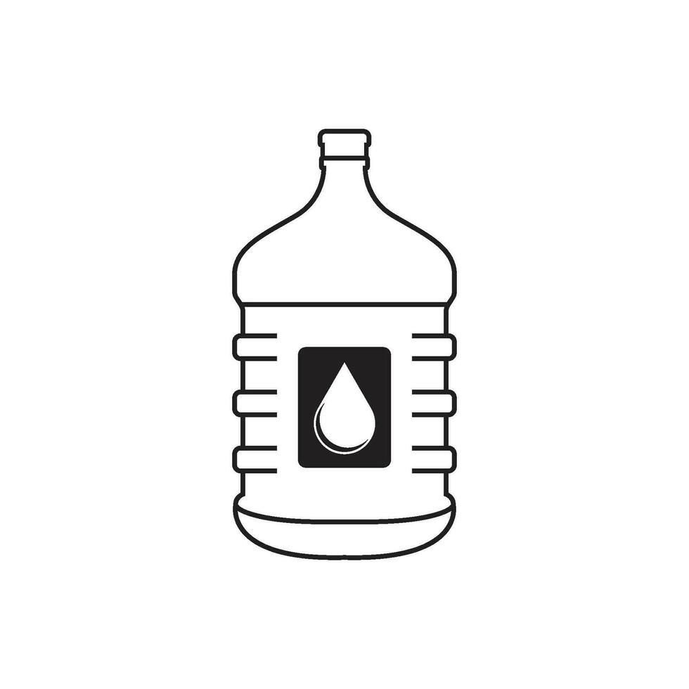 water gallon icon vector