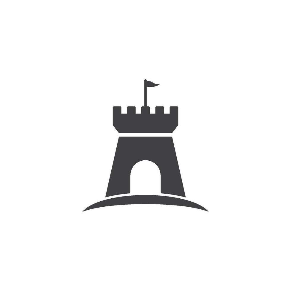 fortress icon vector