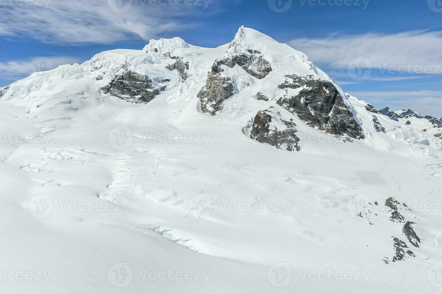 Northern Patagonian Ice Field, Aerial view, Laguna San Rafael National Park, Aysen Region, Patagonia, Chile photo
