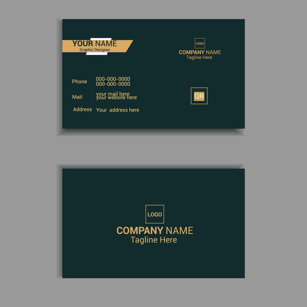 Luxury Modern Creative Business card Design vector