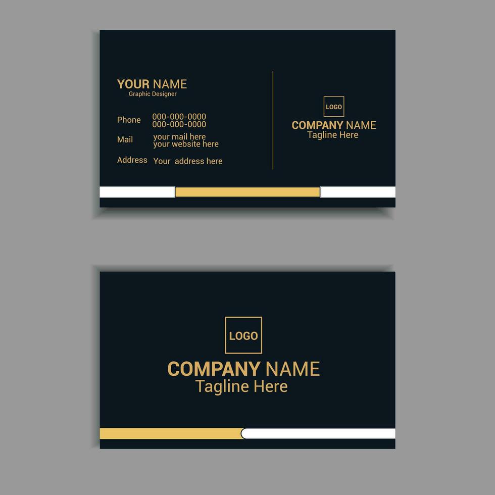 Luxury Modern Creative Business card Design vector