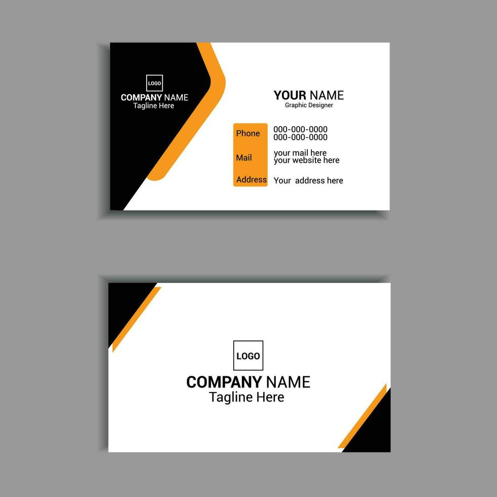 Luxury Modern Creative Business card Design vector