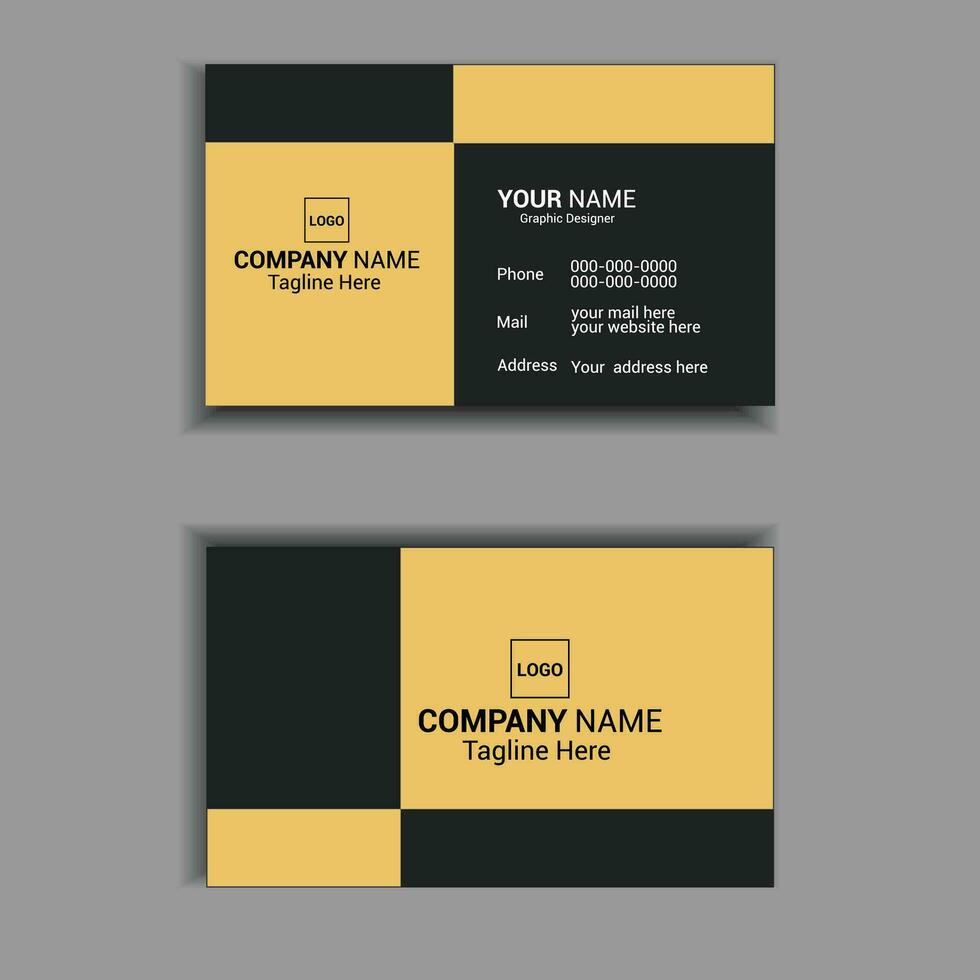 Luxury Modern Creative Business card Design vector