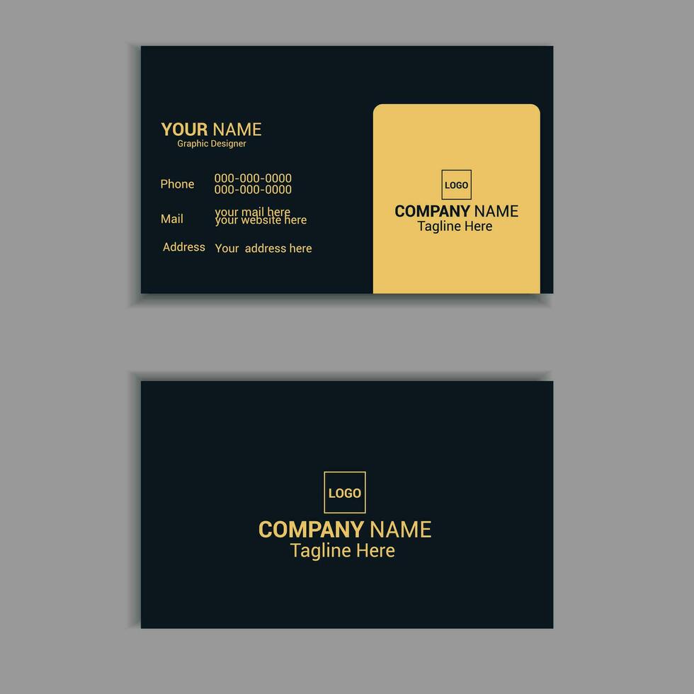 Luxury Modern Creative Business card Design vector