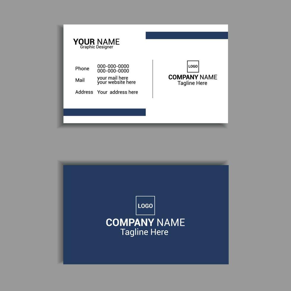 Luxury Modern Creative Business card Design vector