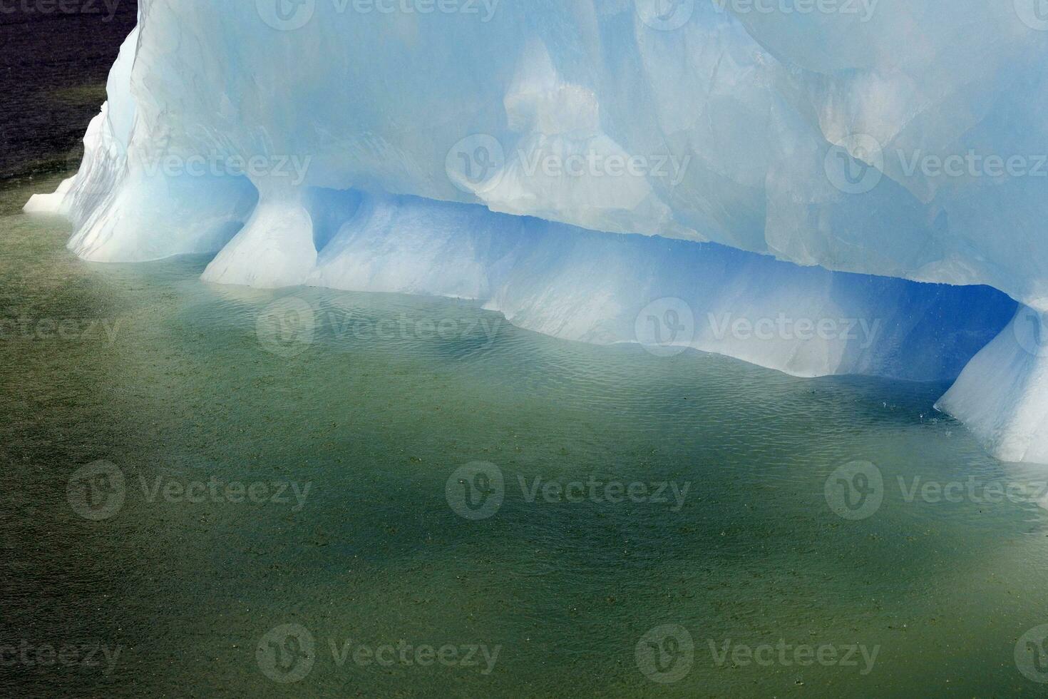 Iceberg pattern, Jorge Montt Tidewater Glacier, Caleta Tortel, Aysen Region, Patagonia, Chile photo