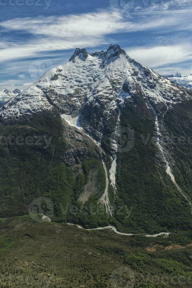 Laguna San Rafael National Park, Aerial view, Aysen Region, Patagonia, Chile photo