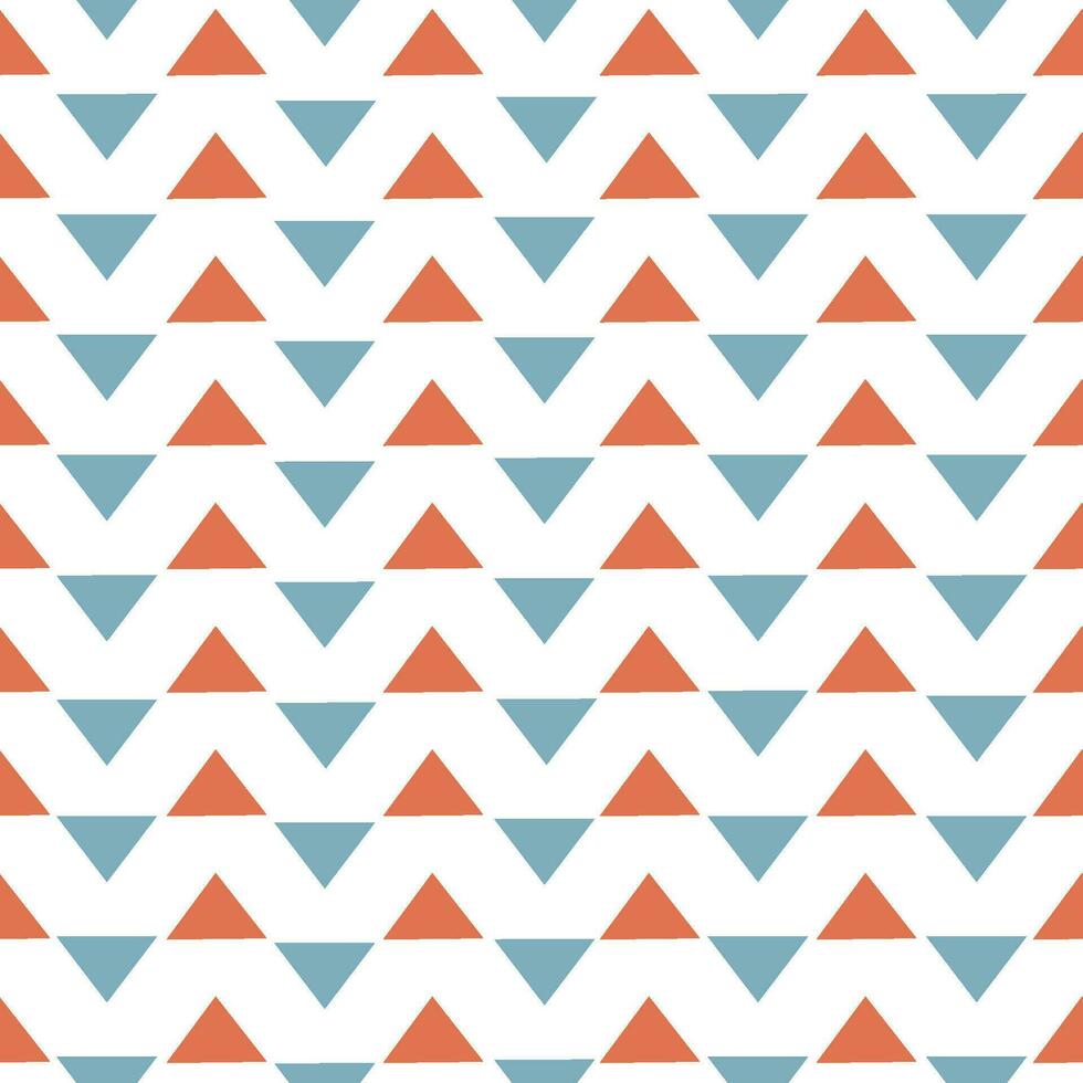 Triangle hand drawn seamless pattern vector