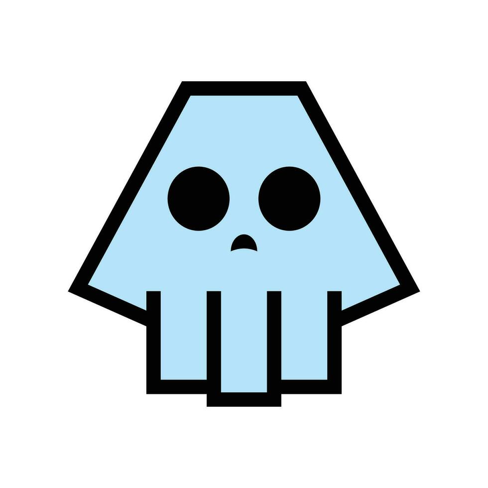 Illustration vector graphic Simple Skull