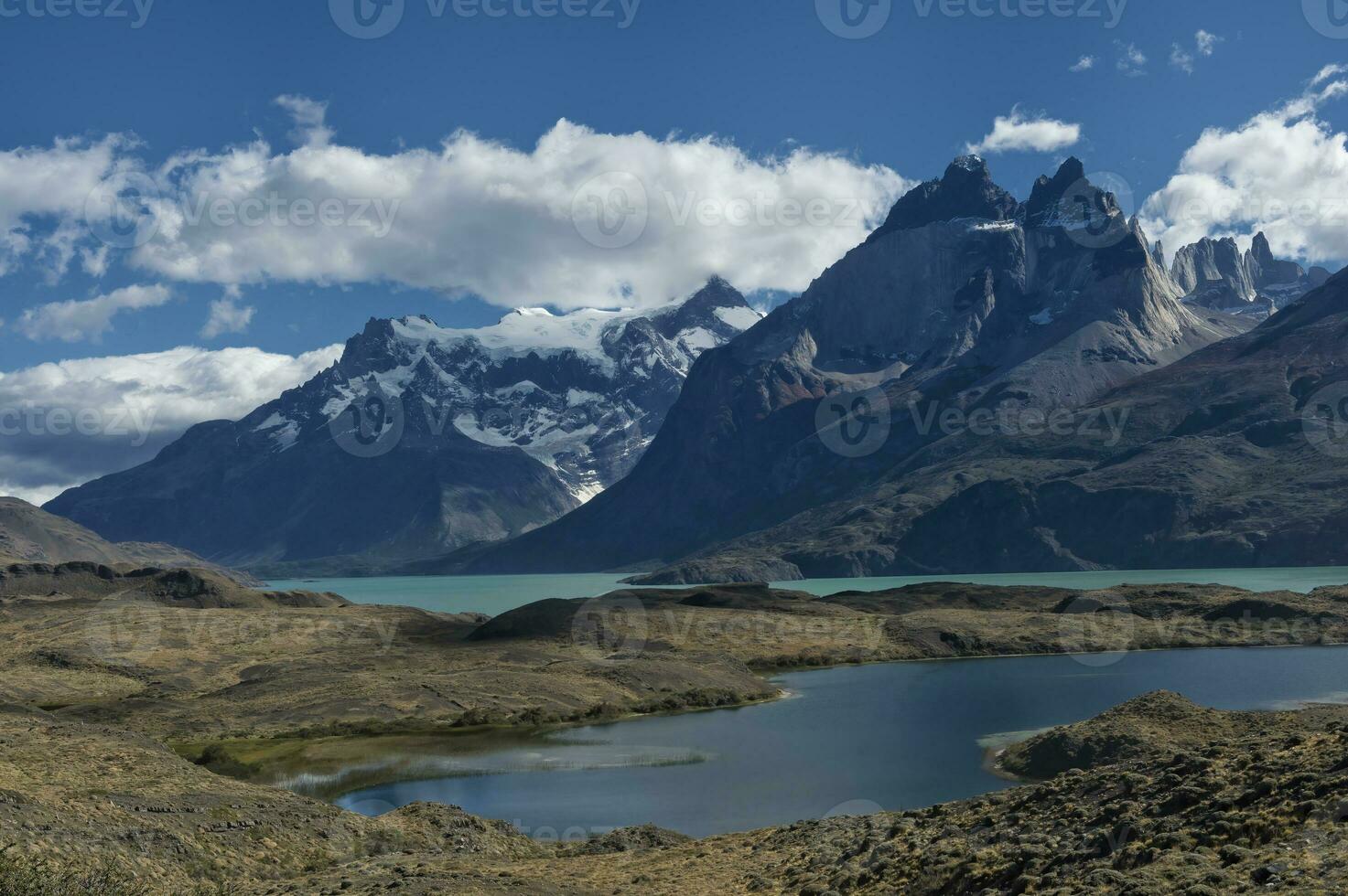 nordenskjöld lago, torres del paine nacional parque, chileno Patagonia, Chile foto