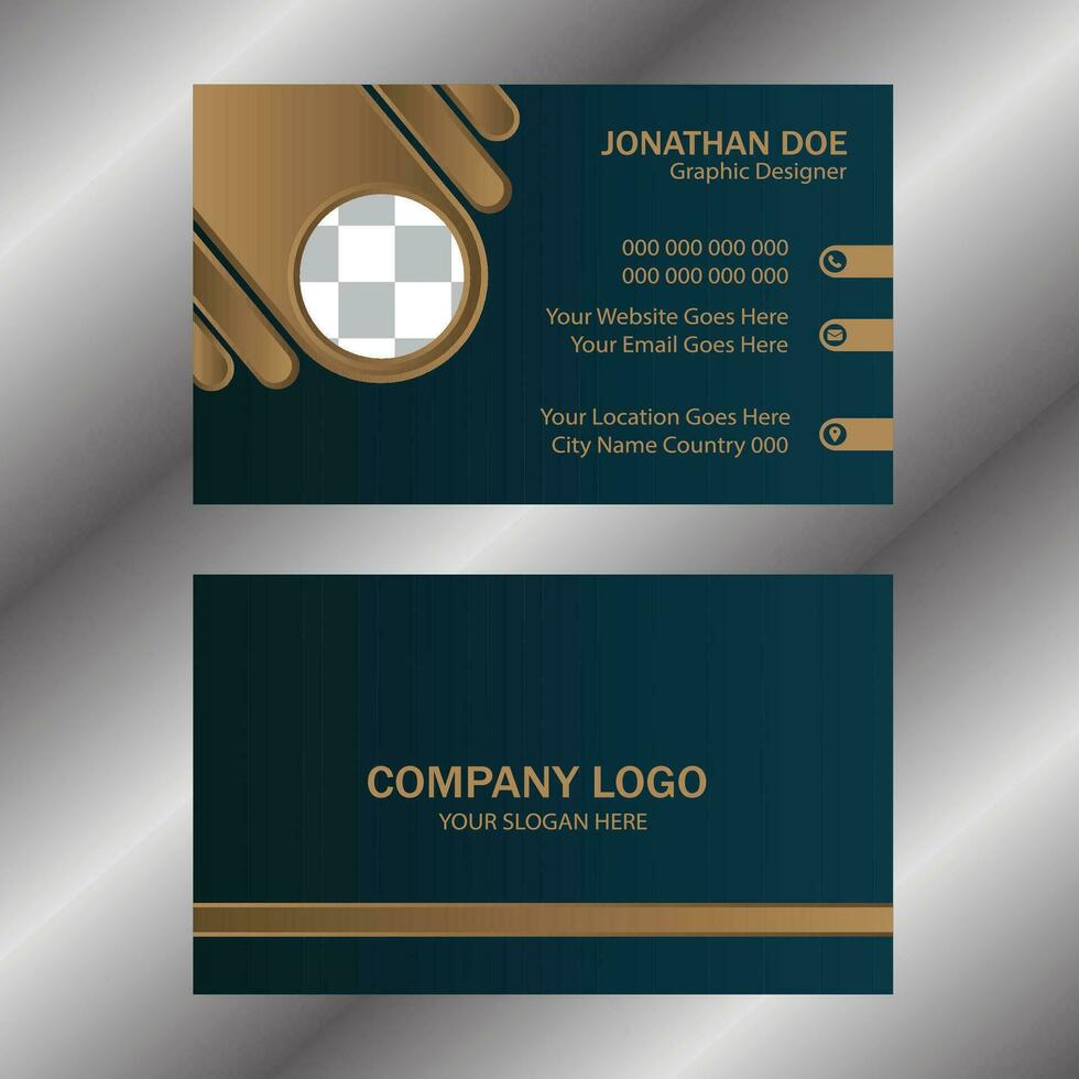 abstract business card vector