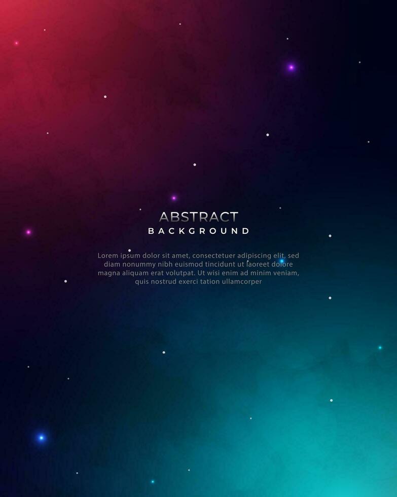 Space background full of sparkling stars vector