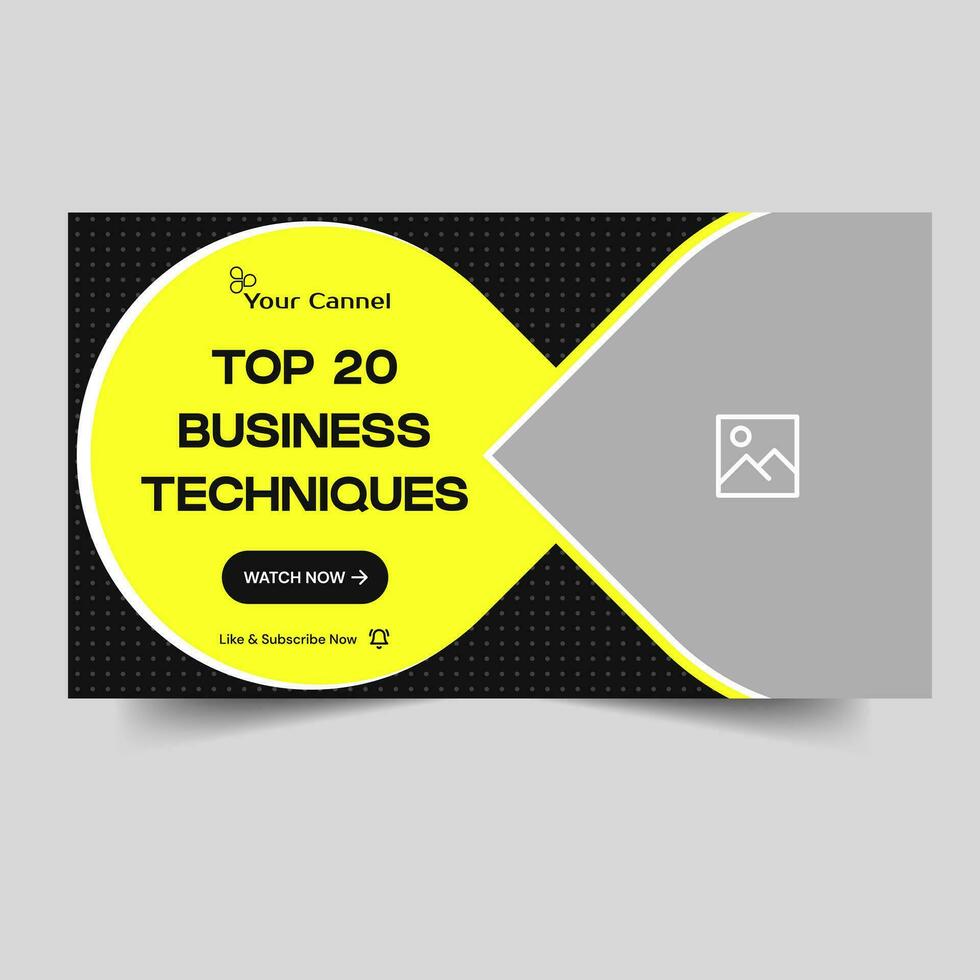 Vector illustration business tips and tricks thumbnail banner design, business concept banner design, editable vector eps 10 file format