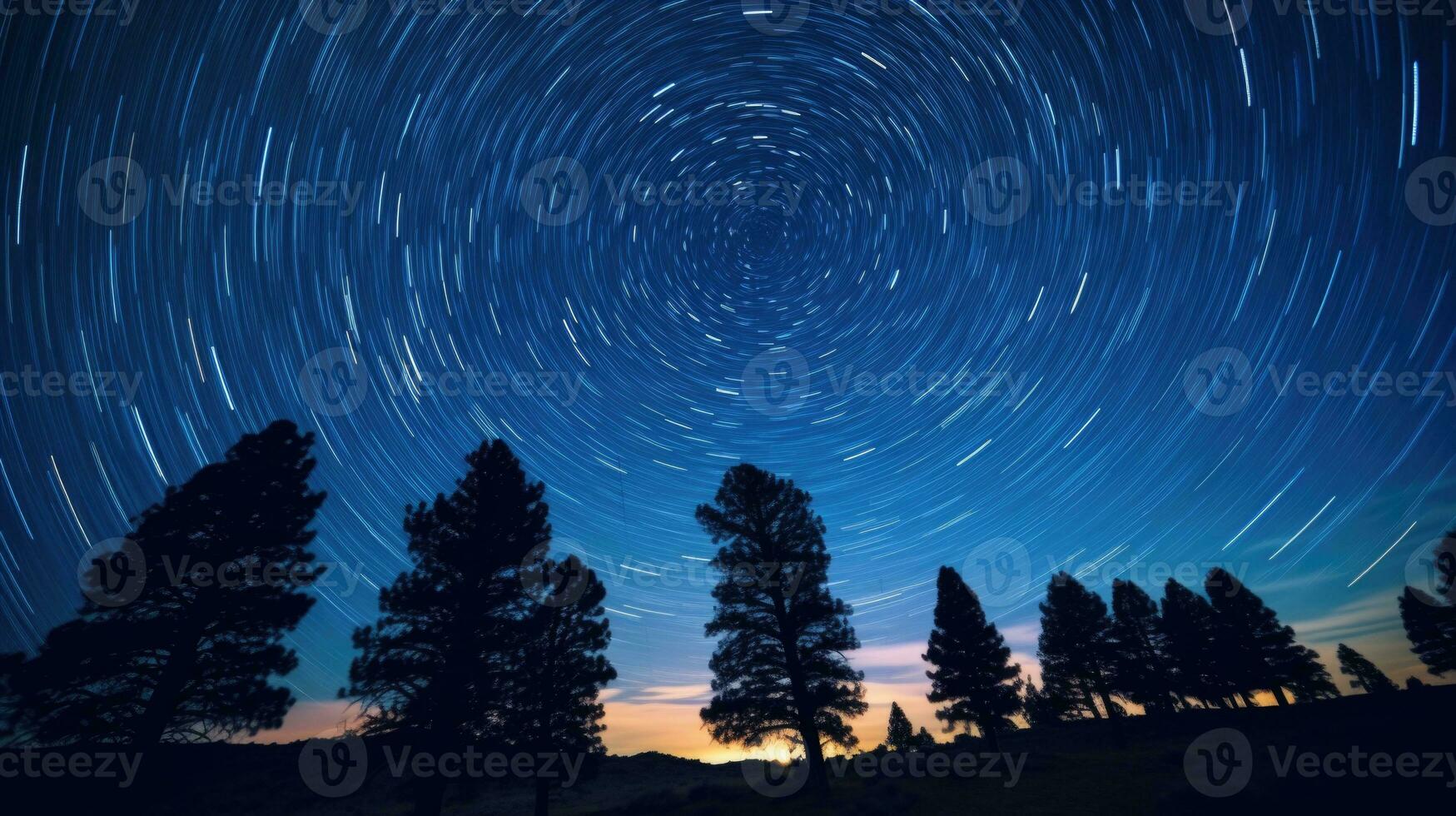 AI generated mesmerizing view of the night sky full of stars mysterious in the style of astrophotography. photo