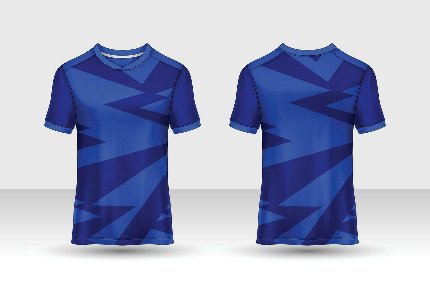 Deportes jersey t camisa diseño concepto vector plantilla, raglán redondo cuello camisetas fútbol americano jersey concepto con frente y espalda ver para Grillo, fútbol, vóleibol, rugby, tenis y bádminton uniforme