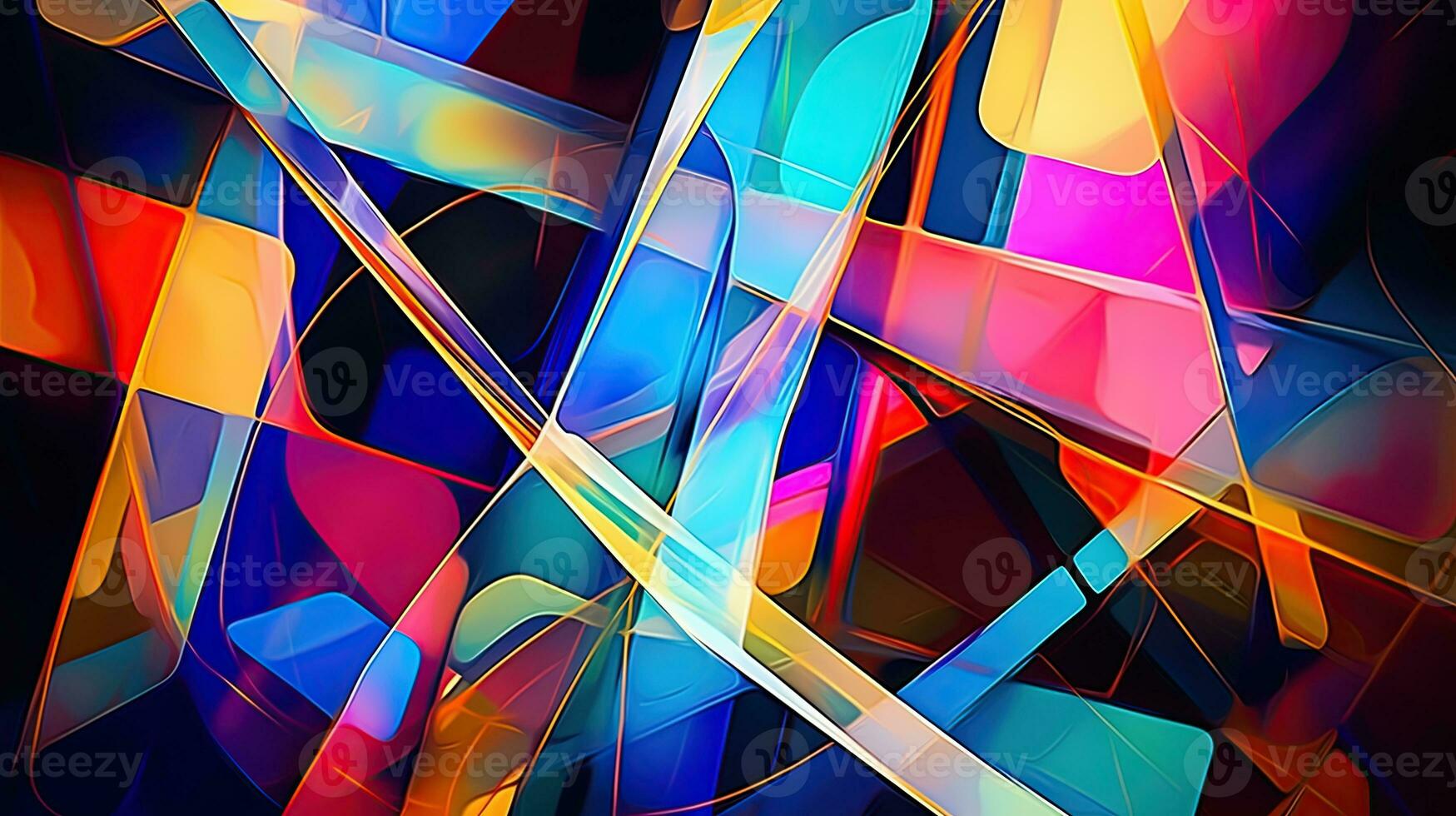 AI generated Colorful textured background vibrant pattern. Created with Generative AI photo