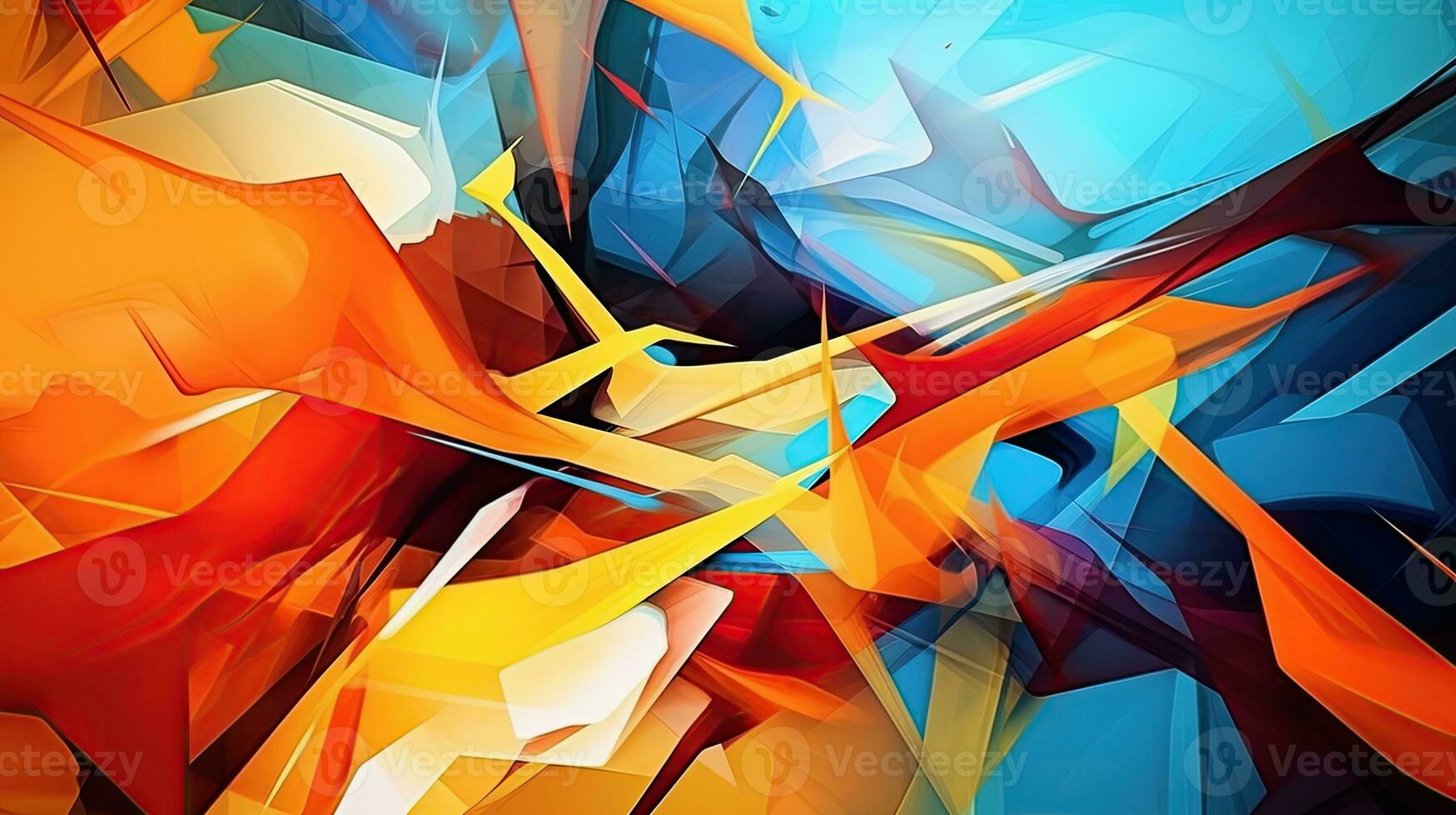 AI generated Colorful textured background vibrant pattern. Created with Generative AI photo