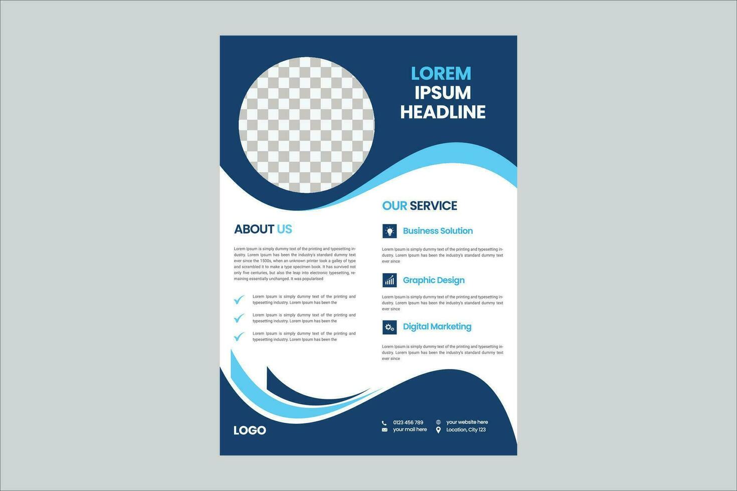Cover design template corporate business annual report brochure poster company profile catalog magazine flyer booklet leaflet. vector