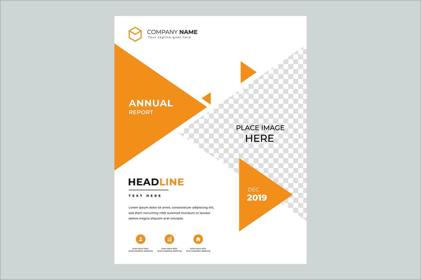 Cover design template corporate business annual report brochure poster company profile catalog magazine flyer booklet leaflet. vector