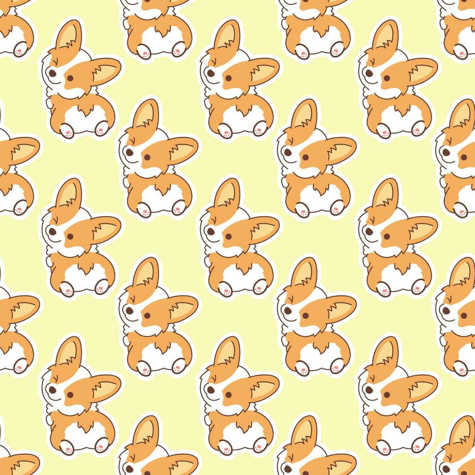 cat pattern design for print vector