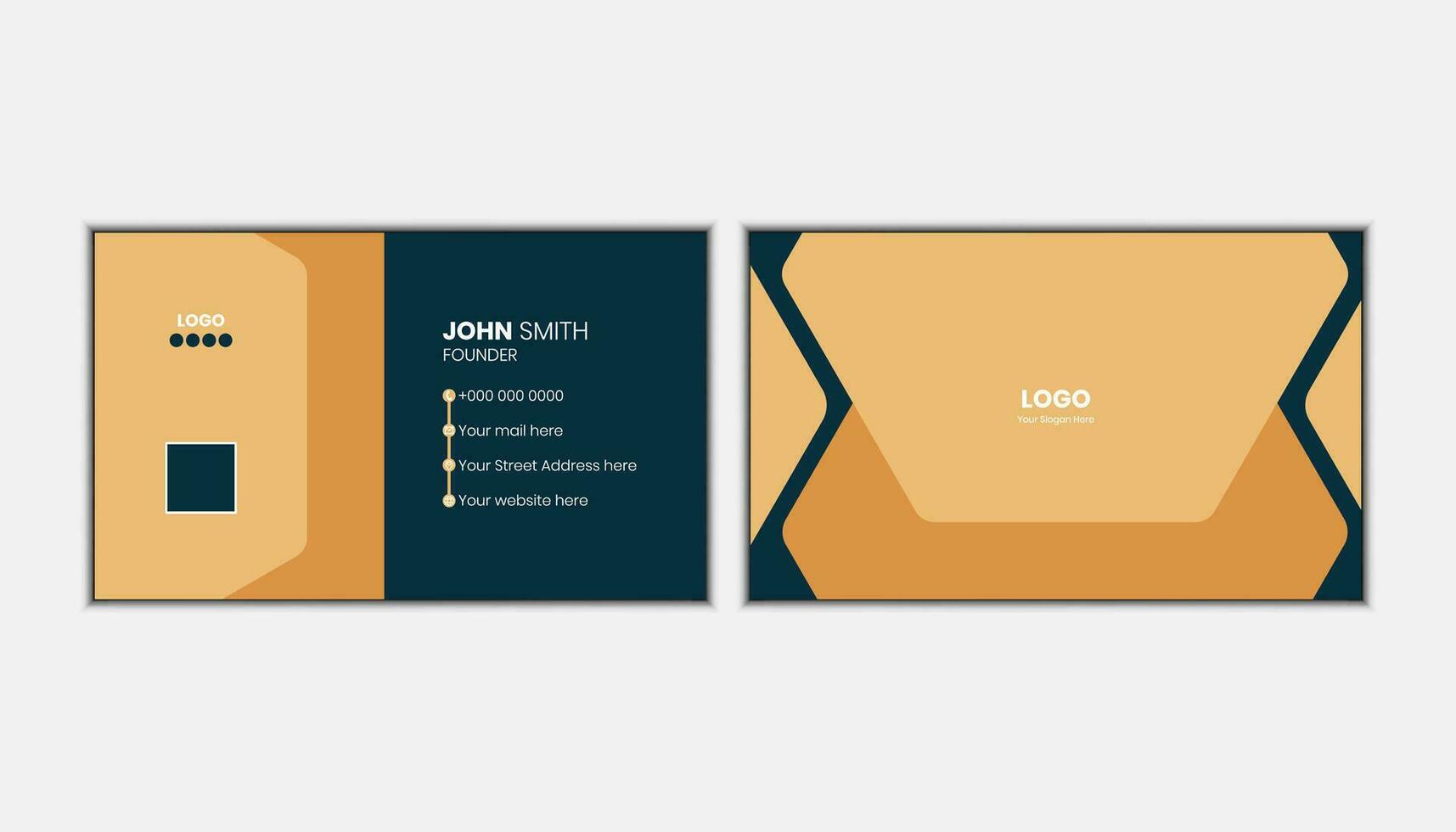 Business Card Template Collection pro Vector. 35928528 Vector Art at