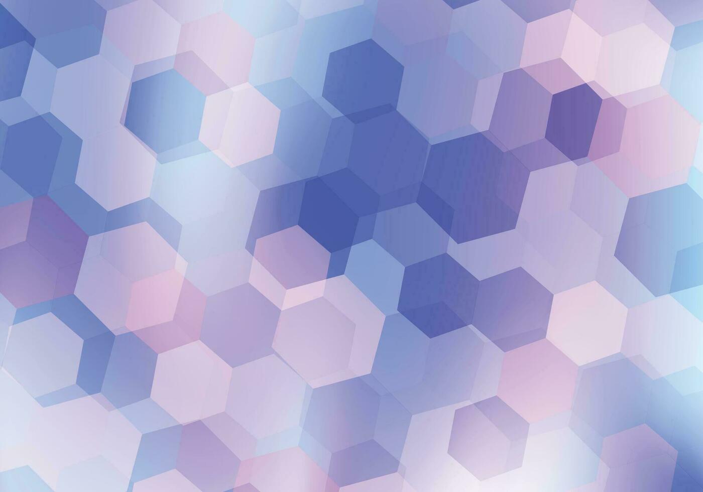 Gradient hexagonal background. vector