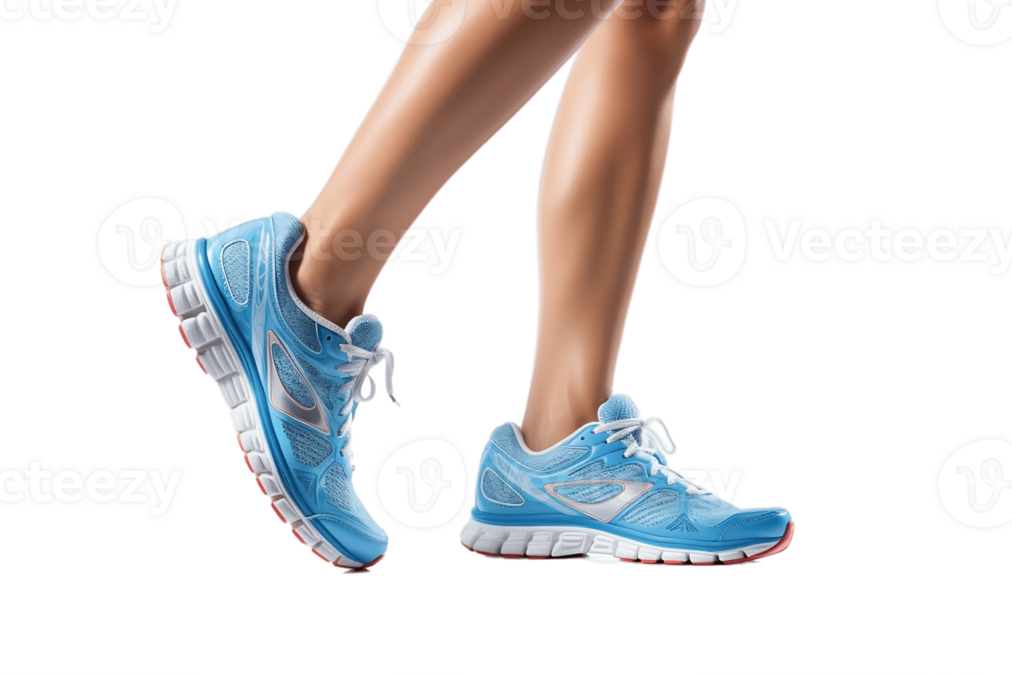 AI generated Running Shoes Isolated on Transparent Background. AI png