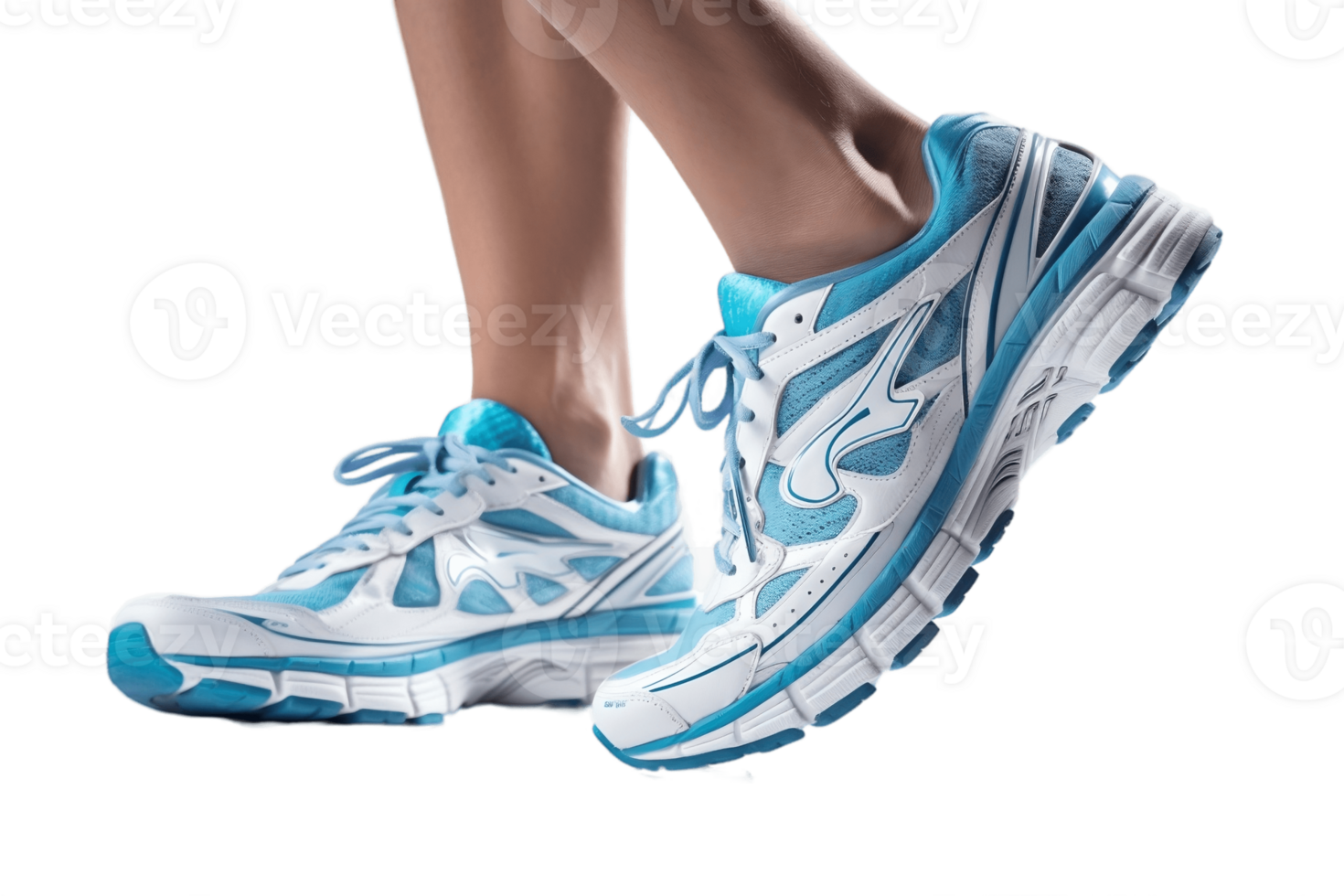 AI generated Running Shoes Isolated on Transparent Background. AI png