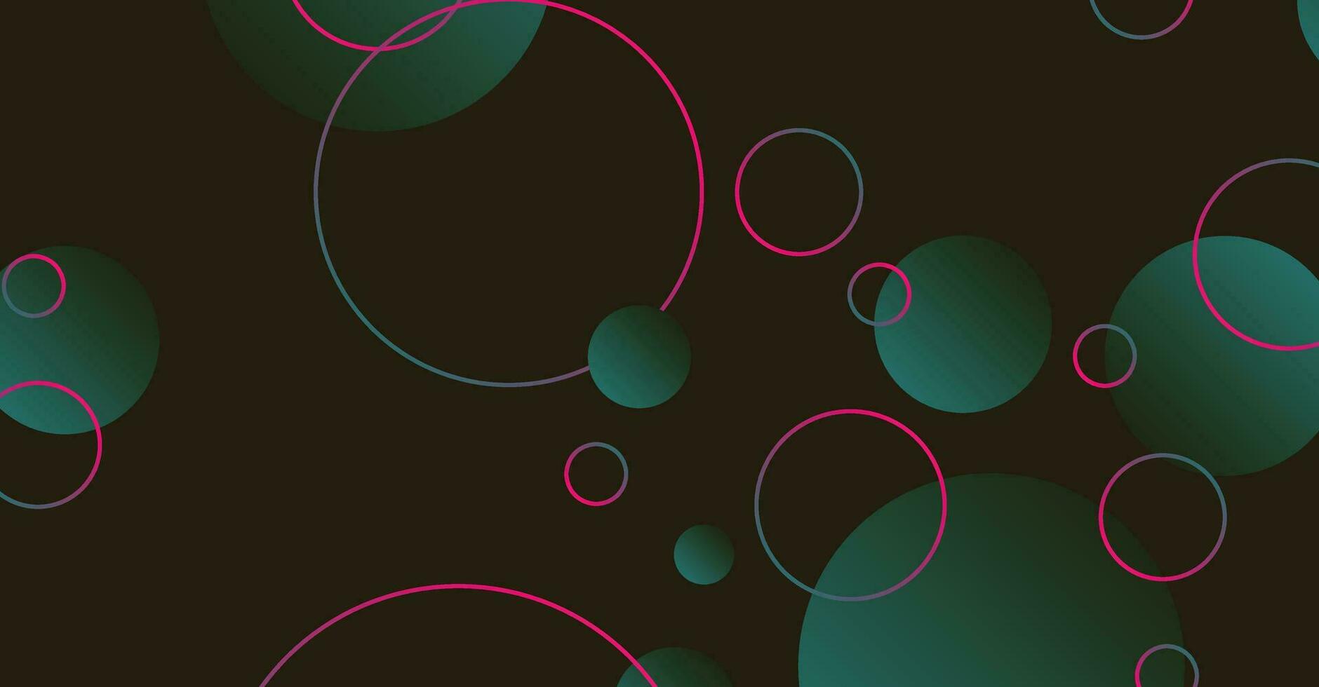 Abstract minimal gradient geometric circle background vector